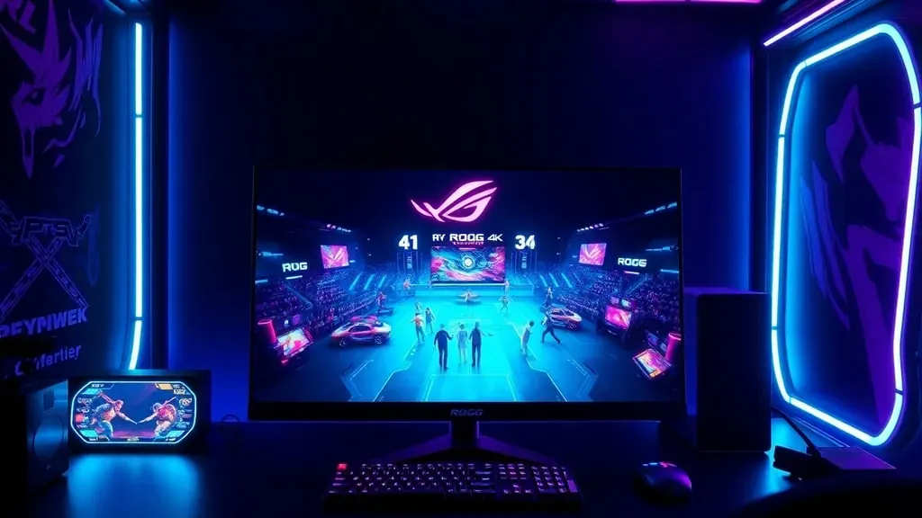 ASUS y ROG revolucionan el gaming con nuevos monitores en Computex