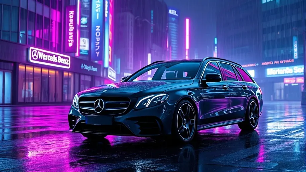 Mercedes-Benz E450 Wagon: Lujo y Versatilidad en Blanco